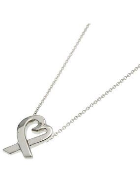 Tiffany & Co Loving Heart Necklace Silver